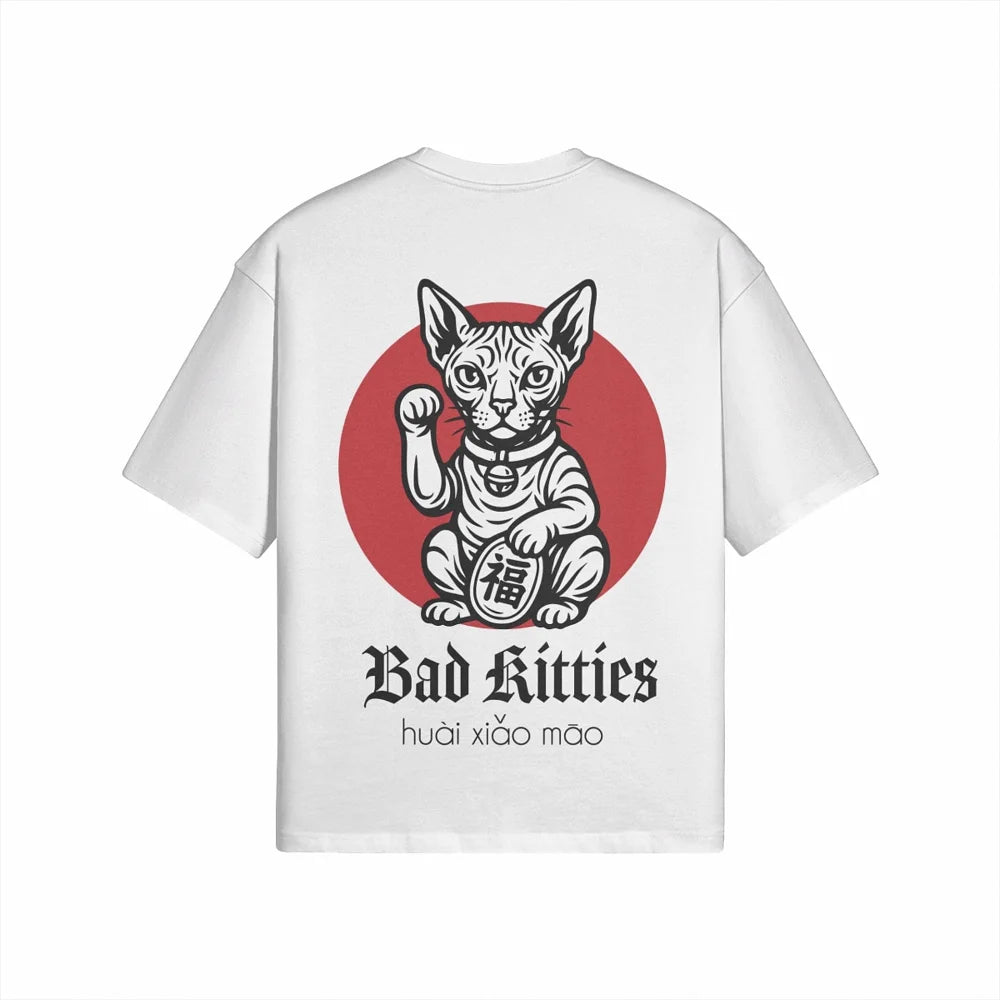 T-shirt Oversized - Bad Kitties 😼 - T-shirt Oversized