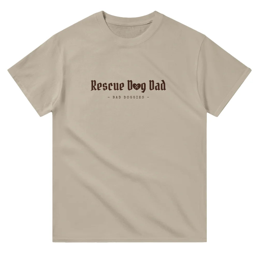 T-shirt - Rescue Dog Dad 👑 - Sahara / S T-shirt - Rescue