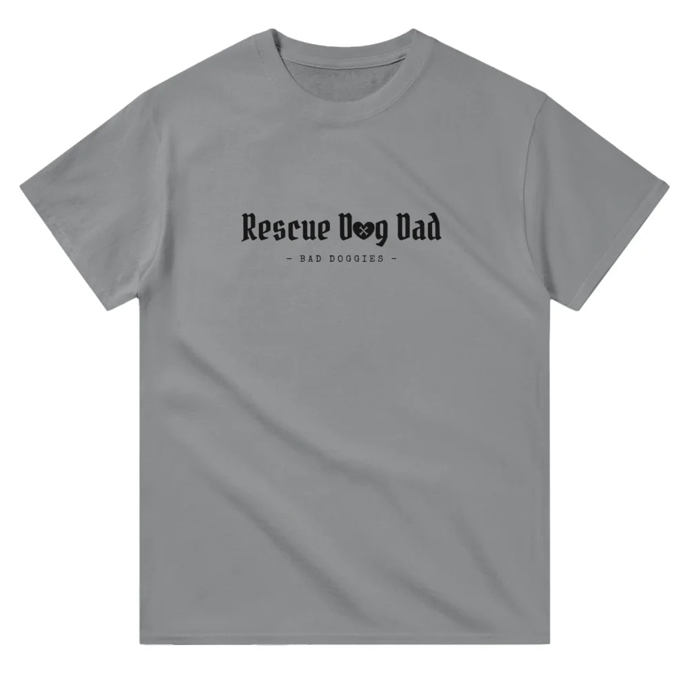 T-shirt - Rescue Dog Dad 👑 - Grey Scofield / S T-shirt