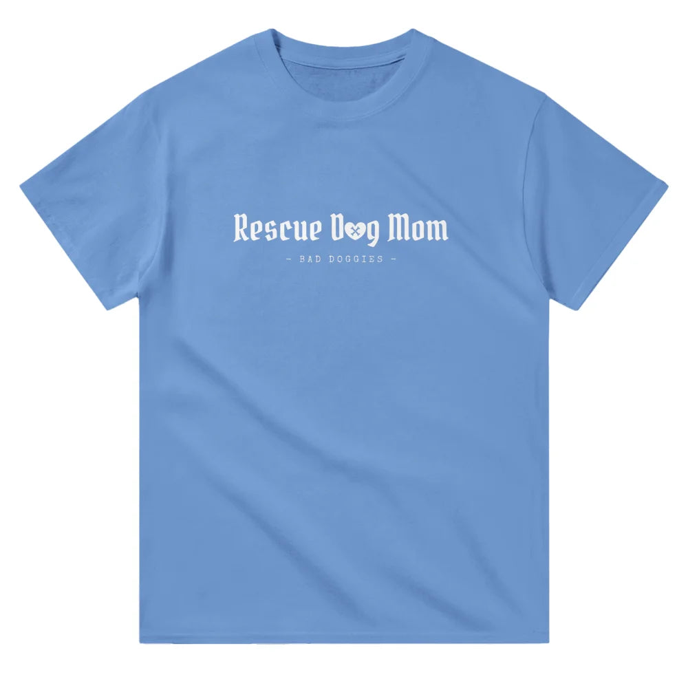 T-shirt - Rescue Dog Mom 👑 - Old Blue / S T-shirt - Rescue