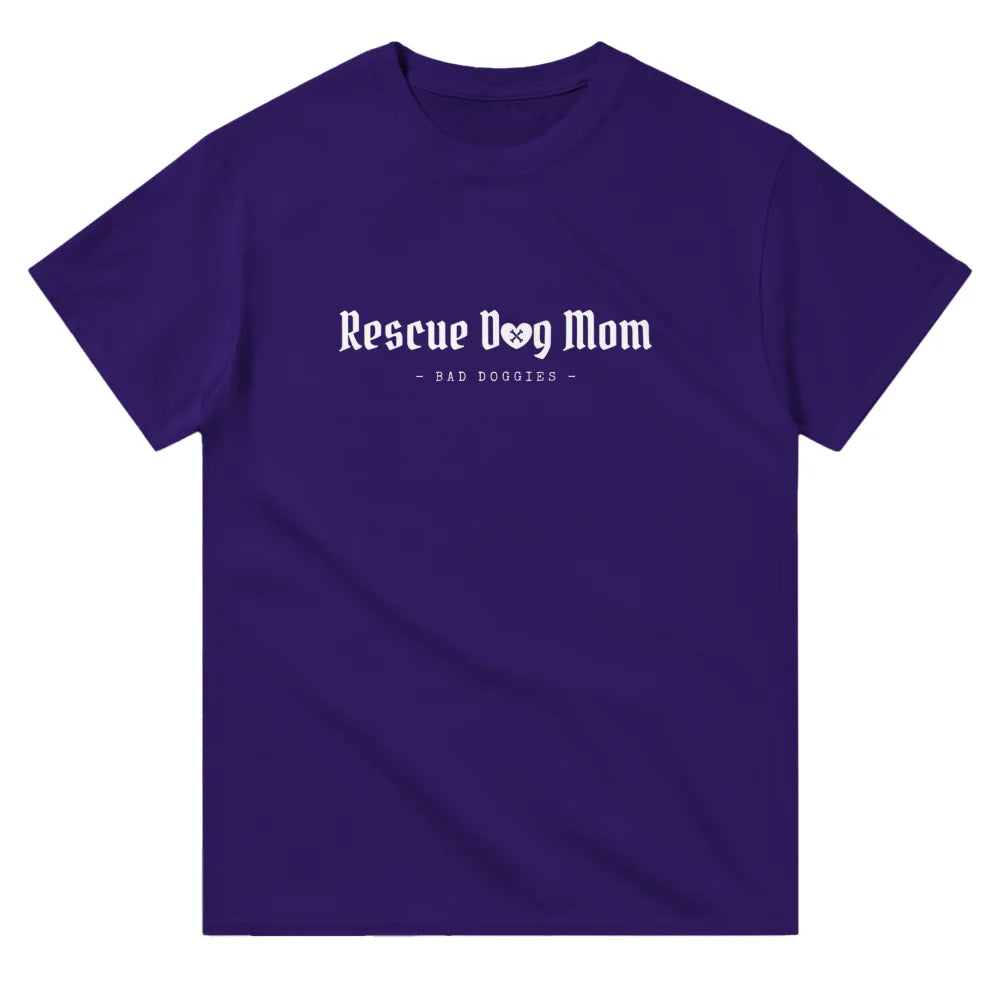 T-shirt - Rescue Dog Mom 👑 - Bunch of Grapes / S T-shirt