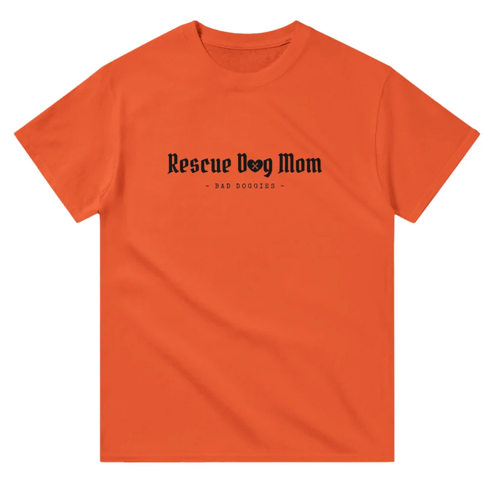 T-shirt - Rescue Dog Mom 👑 - Feu / S T-shirt - Rescue