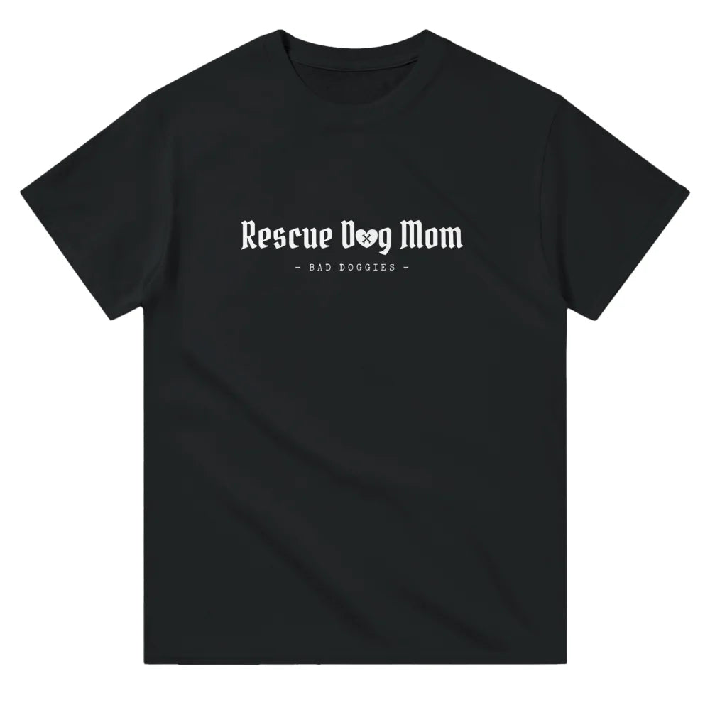 T-shirt - Rescue Dog Mom 👑 - Black Jack / S T-shirt