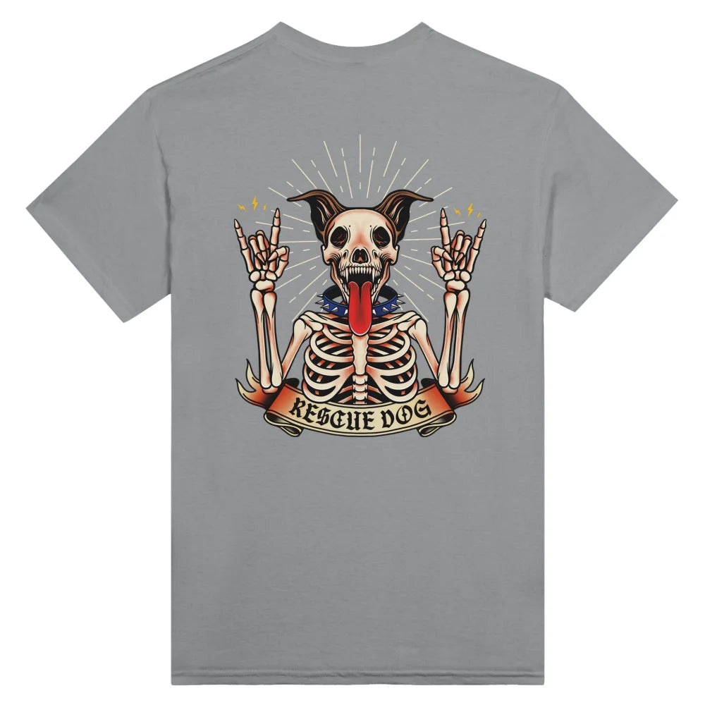 T-shirt Rescue Dog Skeleton 🤘 - Grey Scofield / S