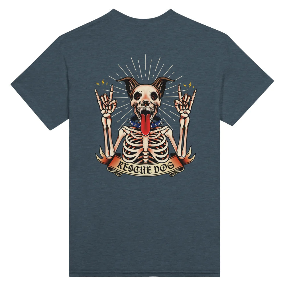 T-shirt Rescue Dog Skeleton 🤘 - Dark Grey / S T-shirt