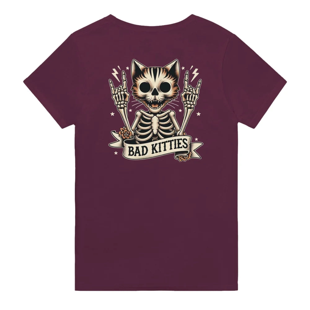 T-shirt Rock’n’Cat 🤘 - 𝔅𝔞𝔡 𝔎𝔦𝔱𝔱𝔦𝔢𝔰 - Royal Purple / S