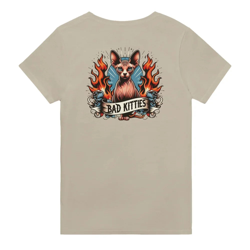 T-shirt Royal Sphynx 👑 - 𝔅𝔞𝔡 𝔎𝔦𝔱𝔱𝔦𝔢𝔰 - Sahara / S T-shirt