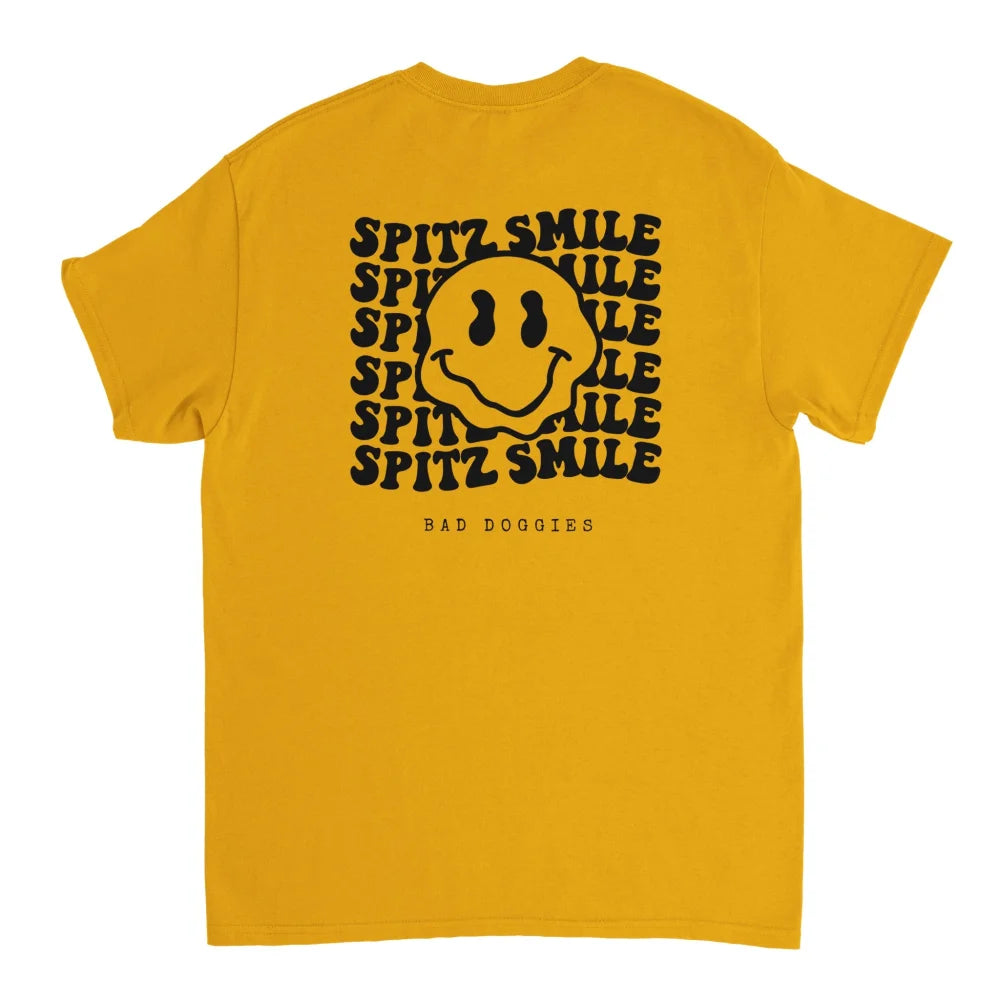 T-shirt Spitz Smile 🫠 - Gold is the New Black / S