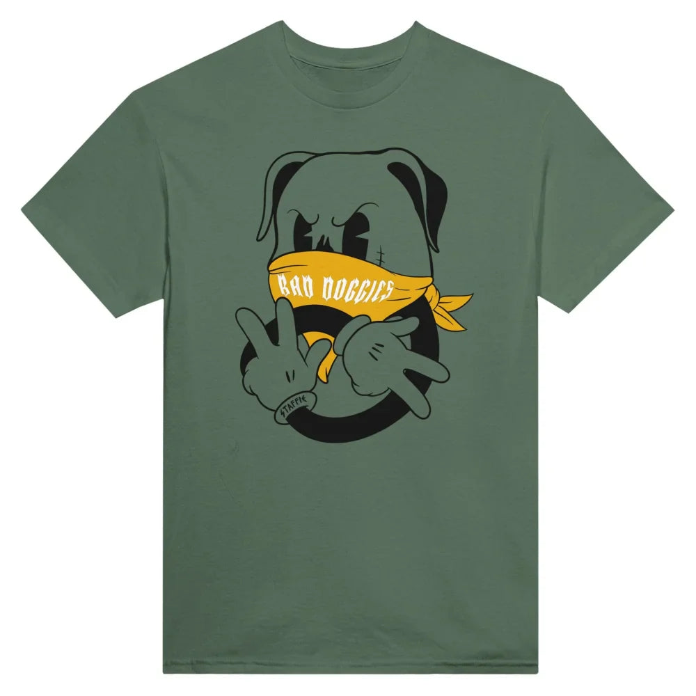 T-shirt 𝕭𝖆𝖉 𝕾𝖙𝖆𝖋𝖋𝖎𝖊 ✌️ - Military Green / S T - shirt Bad