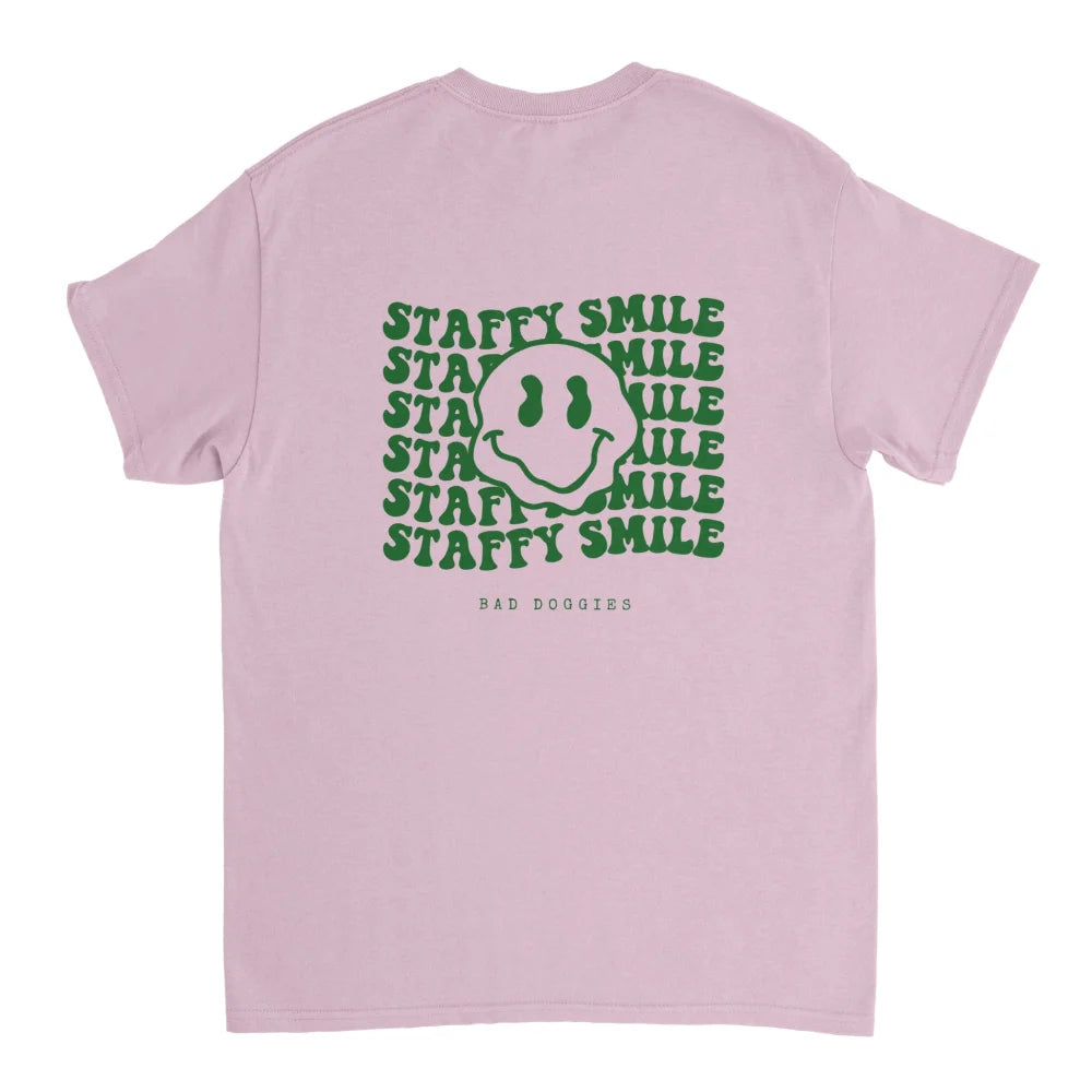 T-shirt STAFFY SMILE 💚 - Rose Poudré / S T-shirt STAFFY