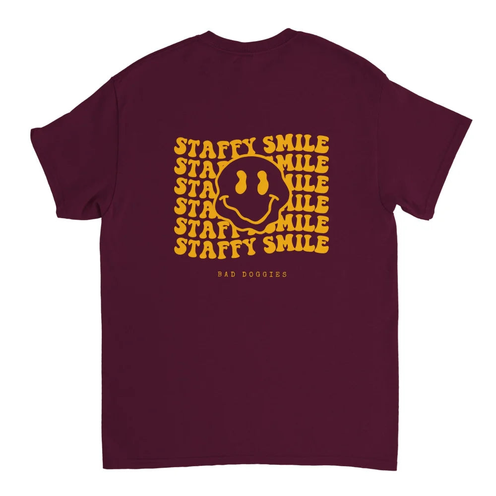 T-shirt STAFFY SMILE 💛 - Royal Purple / S T-shirt STAFFY