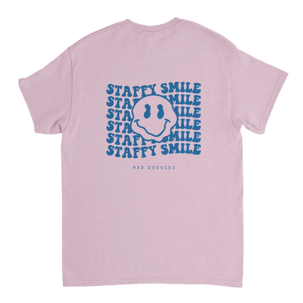 T-shirt STAFFY SMILE 💙 - Rose Poudré / S T-shirt STAFFY