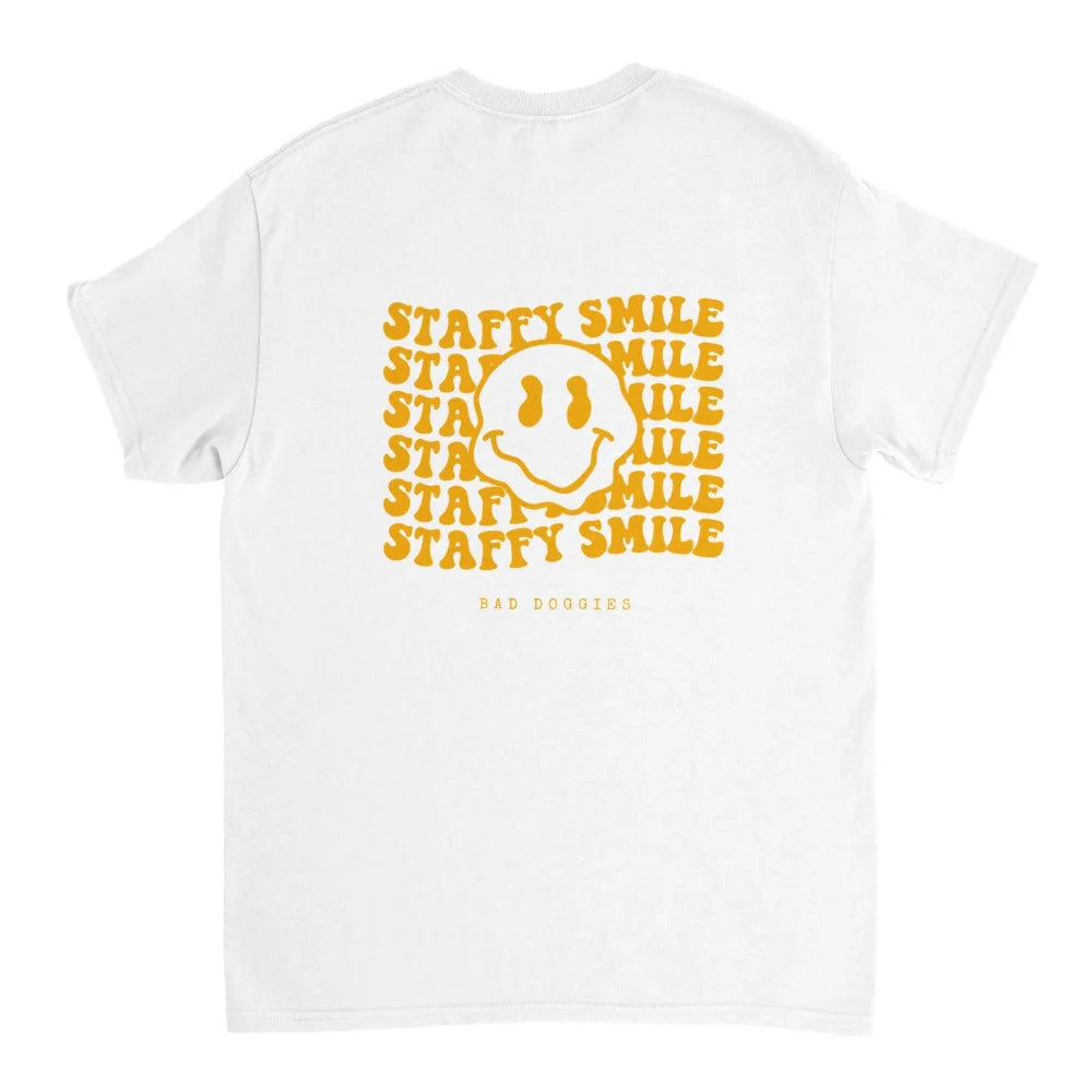 T-shirt STAFFY SMILE 💛 - White comme Walter / S T-shirt
