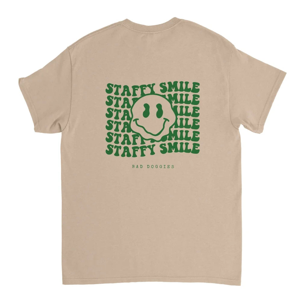 T-shirt STAFFY SMILE 💚 - Sahara / S T-shirt STAFFY SMILE
