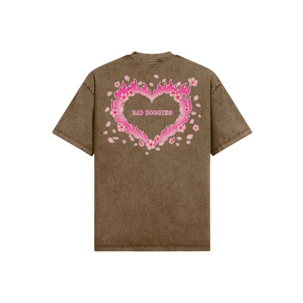 T-shirt Ultra Oversized - Badass Dog Mom 🌸 - T-shirt Ultra