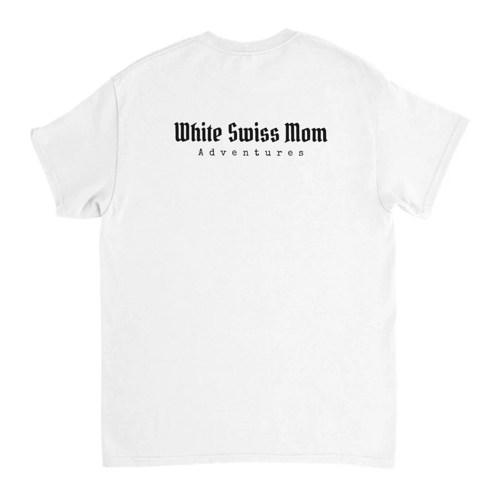 T-shirt White Swiss Mom