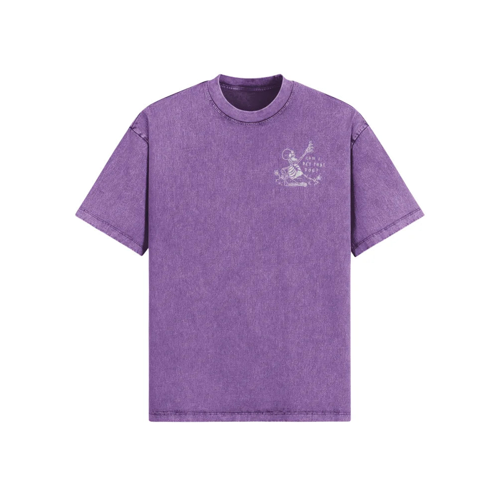 T-shirt Ultra Oversized - Can I Pet That Dog ? 🪦☝️