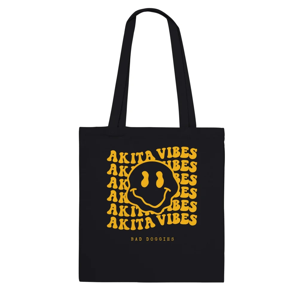 Tote Bag Akita Vibes ✨ - Black Jack Tote Bag Akita Vibes