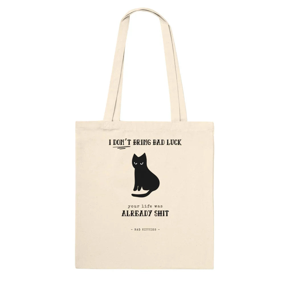 Tote Bag BLACK CAT 🖤 - 𝔅𝔞𝔡 𝔎𝔦𝔱𝔱𝔦𝔢𝔰 - Sahara Tote Bag BLACK