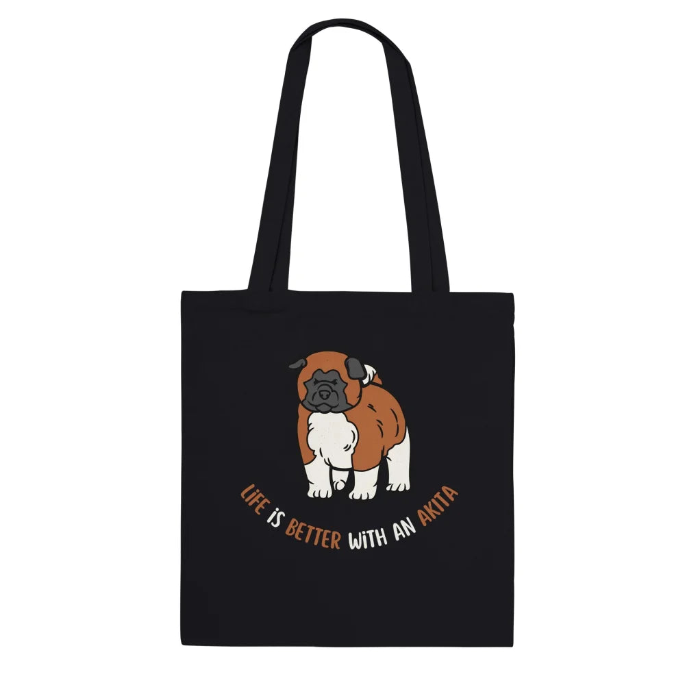 Tote Bag Life is Better With an Akita 🥰 - Black Jack
