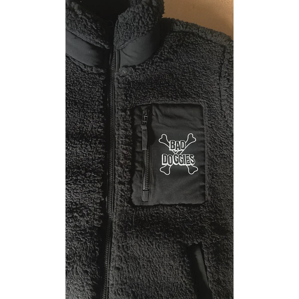 Veste Sherpa Sans Manches Bad Doggies ⚡ - Veste Sherpa