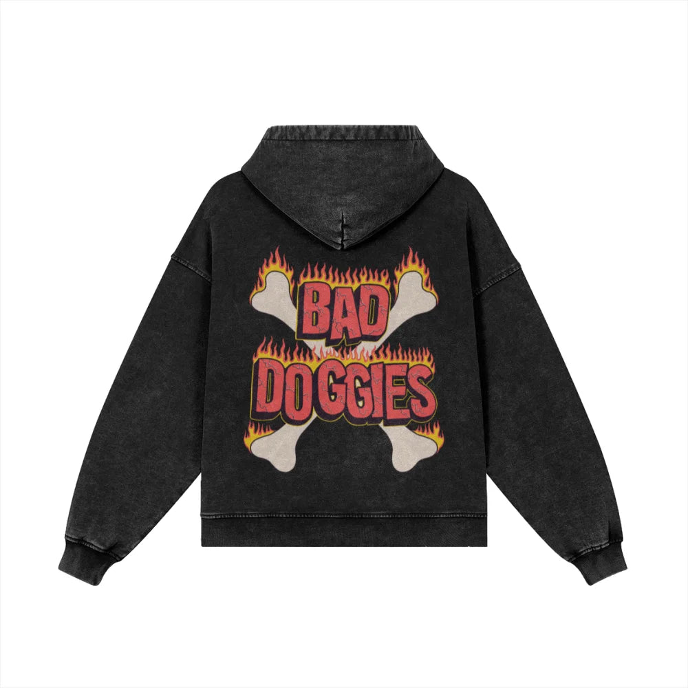 Veste Zippée Oversized - BAD DOGGIES ❤️‍🔥 - Veste Zippée