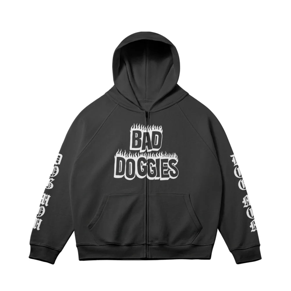 Zipped Jacket UltraOversized - DOG MOM - De Haut en Bas