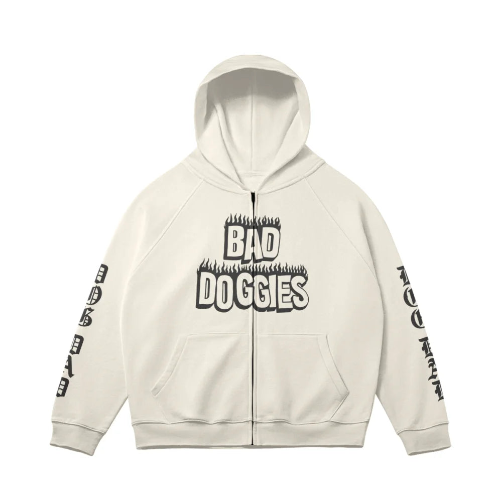 Zipped Jacket UltraOversized - DOG DAD - De Haut en Bas