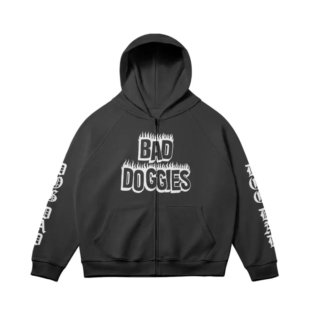 Zipped Jacket UltraOversized - DOG DAD - De Haut en Bas