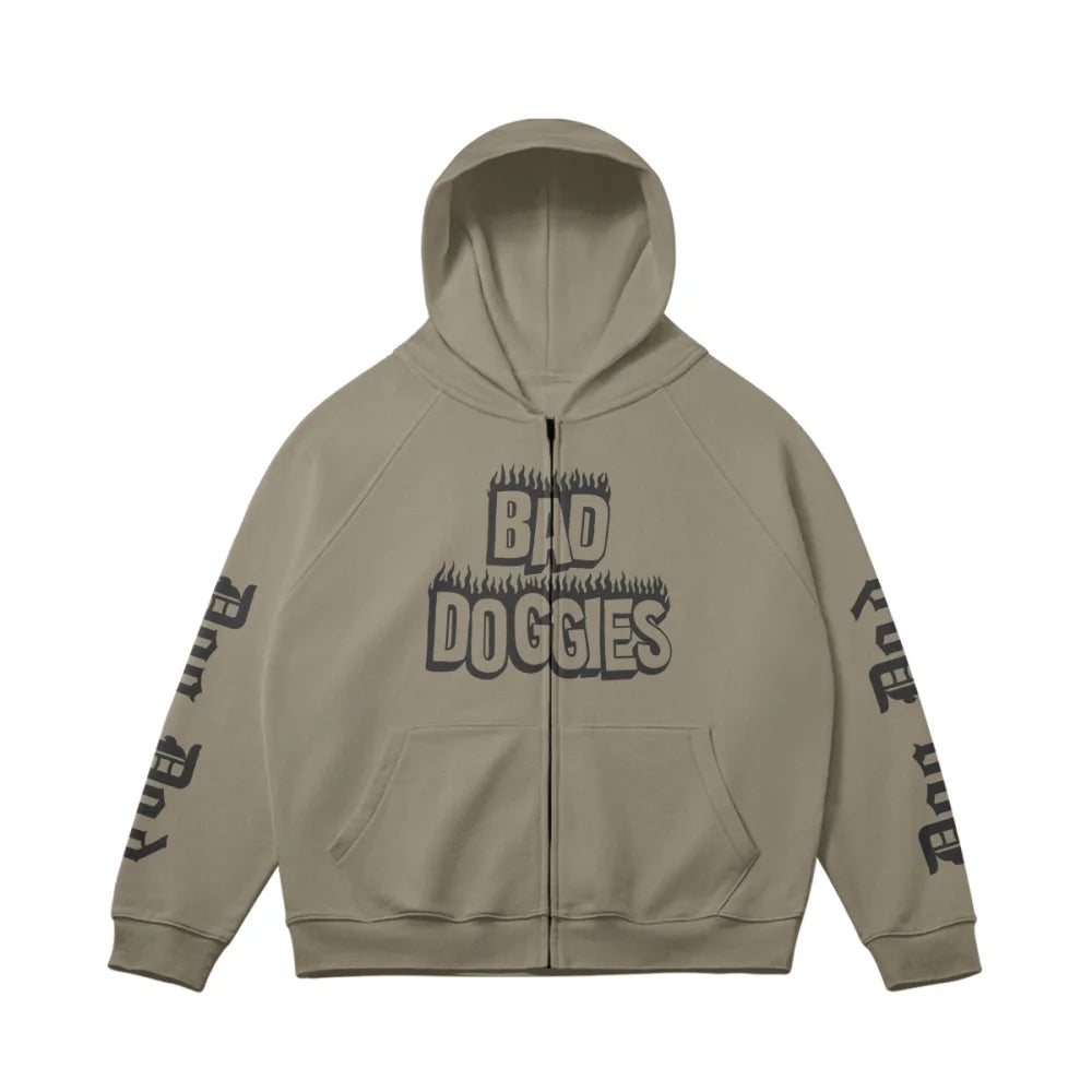 Zipped Jacket UltraOversized - DOG DAD - De Gauche à