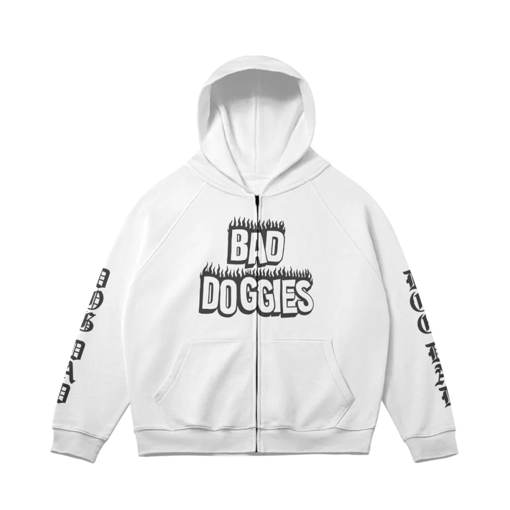 Zipped Jacket UltraOversized - DOG DAD - De Haut en Bas